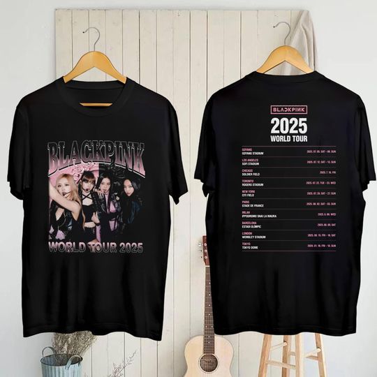 Black Pink Deadline World Tour 2025 Shirt, Jisoo Jennie Lisa Rose Blink Gift, BlackPink Deadline Tee, Black Pink Shirt, Kpop BlackPink Merch