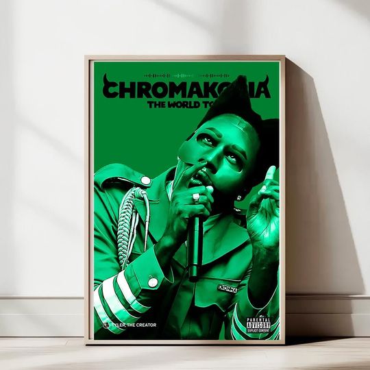 CHROMAKOPIA Tour Poster  Tyler The Creator  Music Wall Art for Studio or Fan Decor