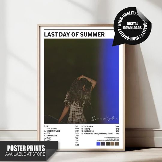 Summer Walker - Last Day of Summer Album Poster