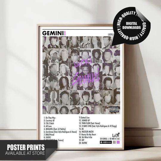 Lucki - Gemini! Album Poster
