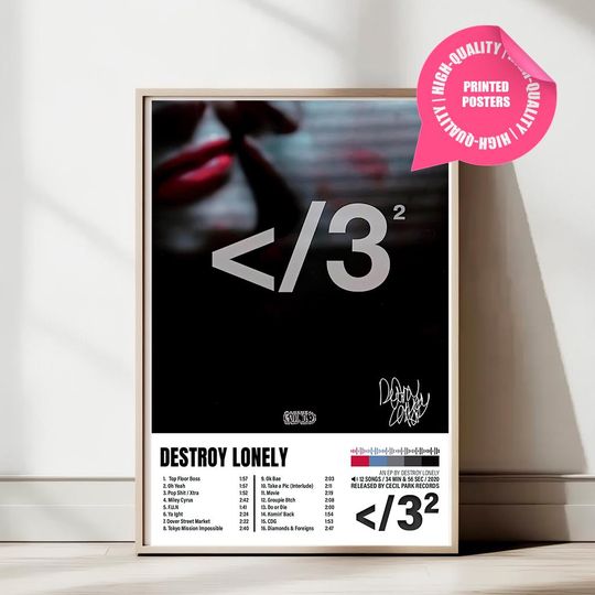 Destroy Lonely </32 Album Poster