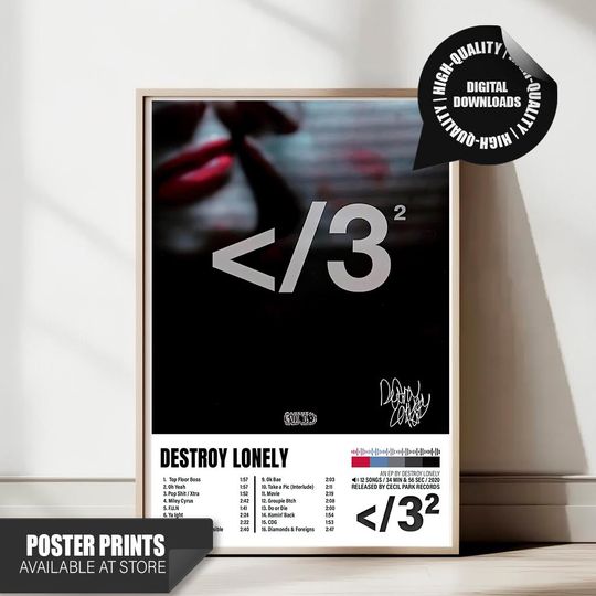 Destroy Lonely </32 Album Poster