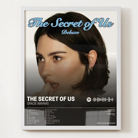 Gracie Abrams Poster  The Secret of Us Deluxe Album Art