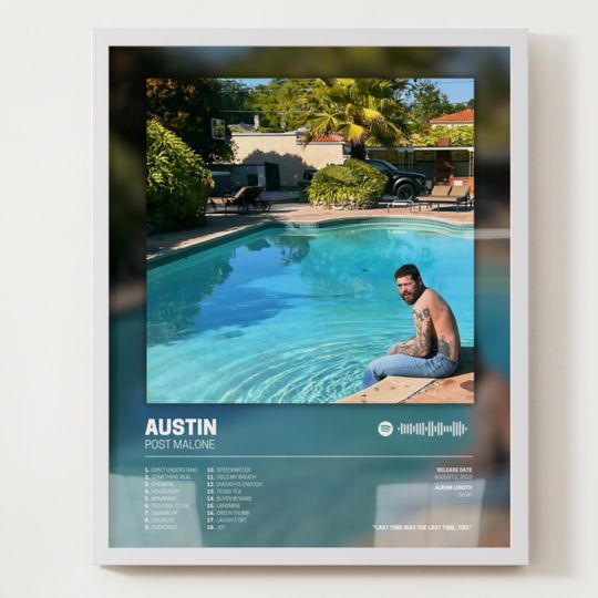Post Malone Poster  Austin Album Art