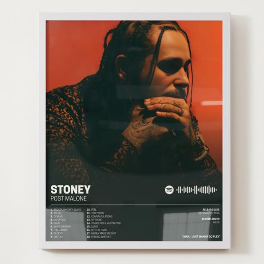 Post Malone Poster  Stoney Album Art