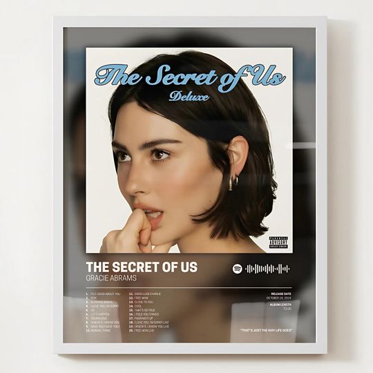 Gracie Abrams Poster  The Secret of Us Deluxe Album Art
