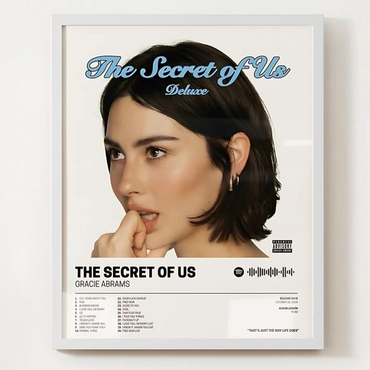 Gracie Abrams Poster  The Secret of Us Deluxe Album Art