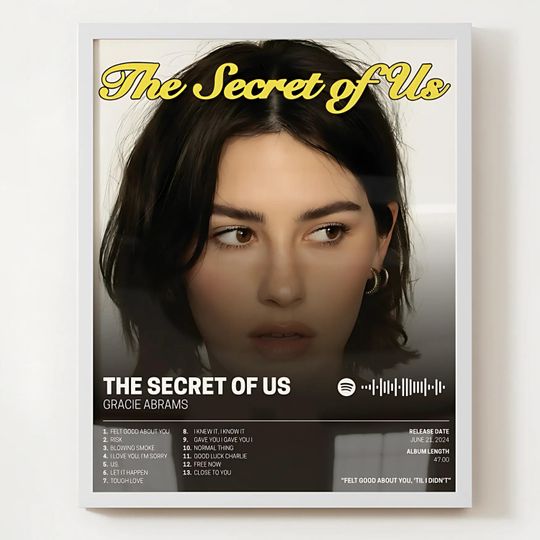 Gracie Abrams Poster  The Secret of Us Album Art