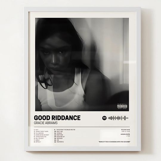 Gracie Abrams Poster  Good Riddance Deluxe Album Art
