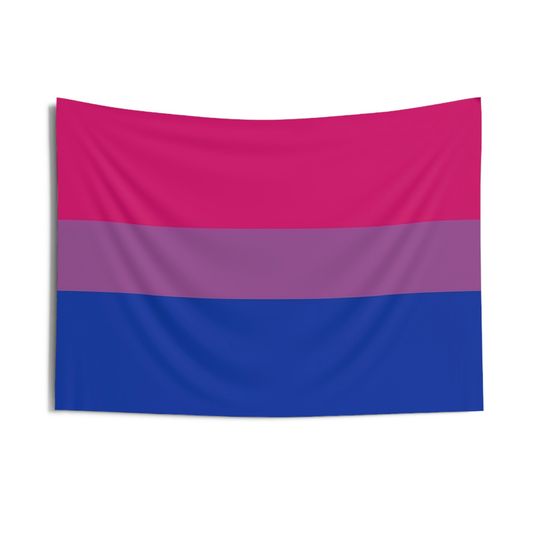 Discover LGBTQ+ Pride Identity Flag For Indoor Wall Tapestry, Bisexual Pride Flag Flag Colors
