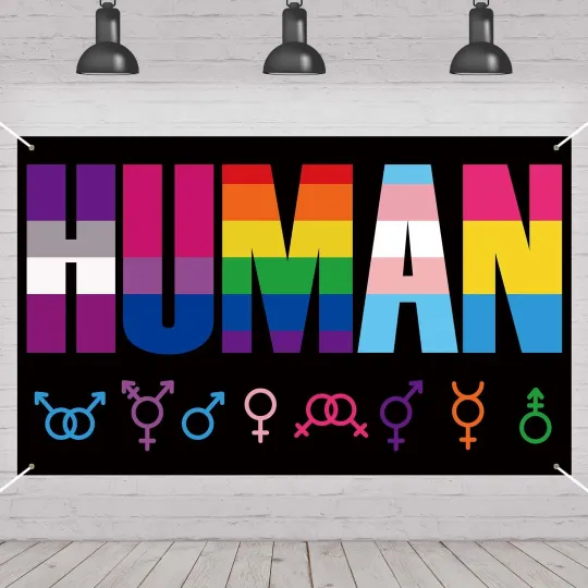 LGBTQ Pride Human Tapestry | Gay Pride Tapestry | Pride Month | LGBT Gift