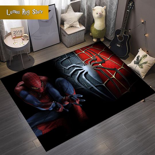 Spider Man Rug, Super Hero Rug, Spiderman, Spider Man, Spiderman Rug, Kids Room Rug, Living Room Rug, Boy Room Rug, Birthday gift