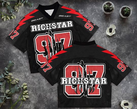 Custom Name n Number Beast Scratch Baseball Concert Jersey, Commitment Gift, Custom Text Baseball Jersey, Streetwear Squad, Y2K