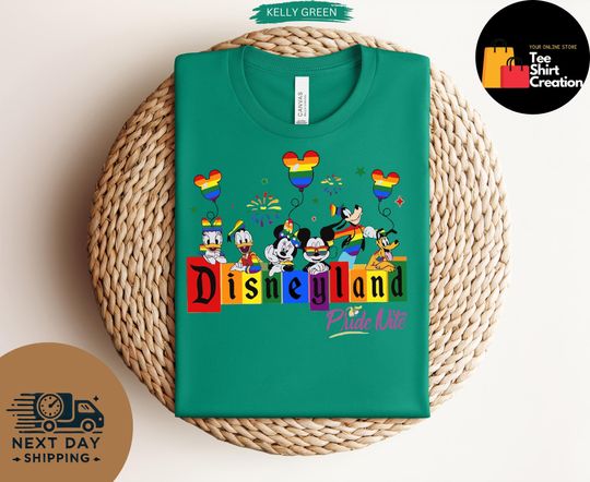 Disneyland After Dark Pride Nite Mickey & Friends Rainbow T-shirt,Disney Vacation Shirt,Disney Pride Month Tee,Human Rights Tee