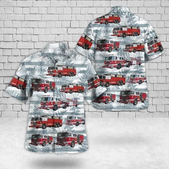 Washington DC Fire Department Hawaiian Shirt