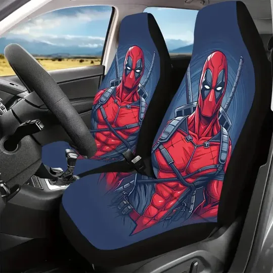 Deadpool Superhero My Common Sense Is Tingling Gift For Him Car Seat Covers