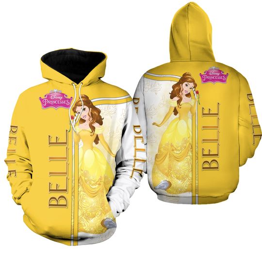 Discover Belle Hoodie, Belle Princess Tshirt, Belle Hoodie, Belle Beauty Princess Hoodie