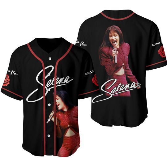 Selena Quintanilla Perez Baseball Jersey