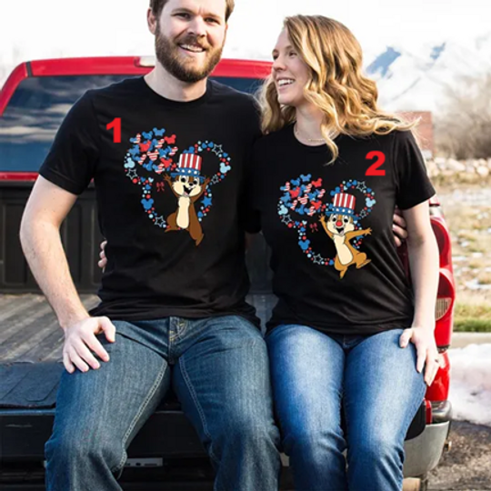4th Of July Chip And Dale Shirt, Disney Fourth Of July Matching Shirt,Disney Matching 4th Of July, Chip And Dale Independence Shirt UNYC26