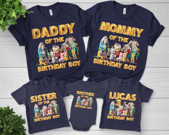 Personalized Sing 2 Birthday Shirt Birthday Boy/Girl Shirt, Sing Pig Birthday Shirt, Sing Movie Shirt, Sing Pig Birthday Shirt