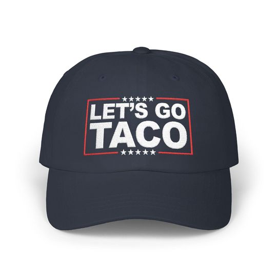 Trump Taco Trade Hat - Funny Embroidered Baseball Cap Red Anti-Trump Chicken Design