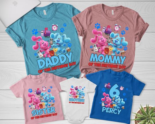 Blues Clues Birthday Shirt,Blues Clues Birthday TShirt,Blues Clues Family Shirts