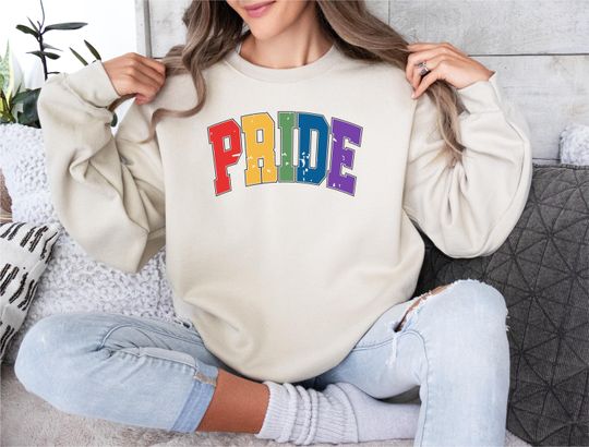 Retro Pride Sweatshirt, LGBT Support, Pride Celebration Shirt, LGBTQIA Shirt, Transgender Pride