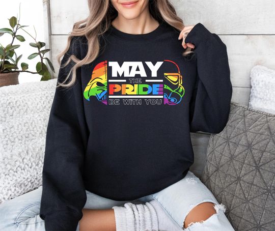 LGBT Star Wars Pride Shirt, May Pride Be With You, Lightsaber Lesbian Flags, Pride Month Gay Shirt, Queer Tee
