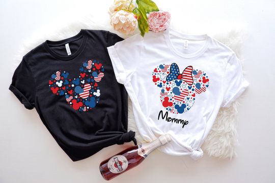 Family Disney 4th of July Shirt, Matching Disney Fourth of July Shirt, Patriotic Mickey Shirt, USA Flag Disney Shirt,Disneyland Family Shirt