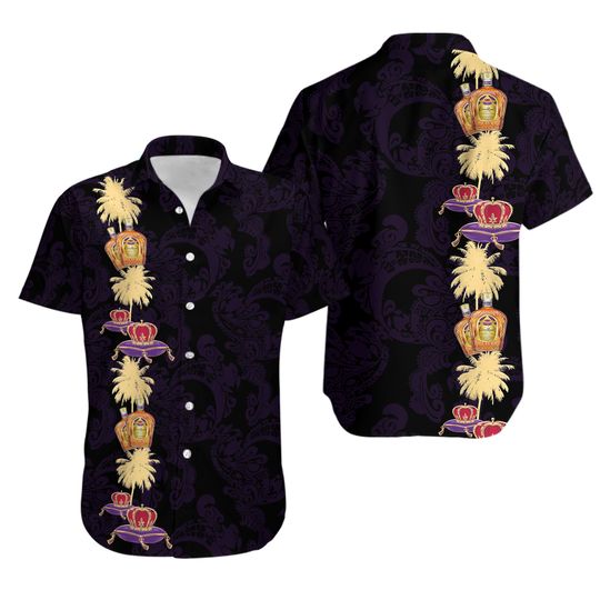 Crown Royal Hawaiian Shirt, Crown Royal Shirt, Crown Royal Button Shirt, Crown Royal Shirt Men, Crown Royal Gift, Whisky Lover Gift