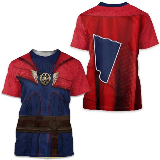 Doctor Strange Shirt, Doctor Strange in the Multiverse of Madness, Marvel Costume for Adults, Doctor Strange Cosplay, MCU Inspired Outfits