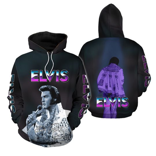 Discover Elvis Presley Hoodie, Elvis Presley Shirt, Elvis Presley Merch, King Of Rock And Roll Shirt, Gift For Elvis Presley Fan, Elvis Hoodie