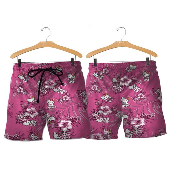 Hello Kitty Shirt, Hello Kitty Button Shirt, Hello Kitty Shorts