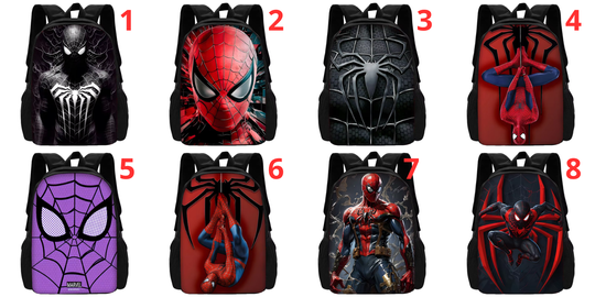 Child School Spiderman Backpack