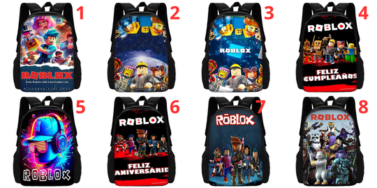 Child School Cartoon Roblox Backpack