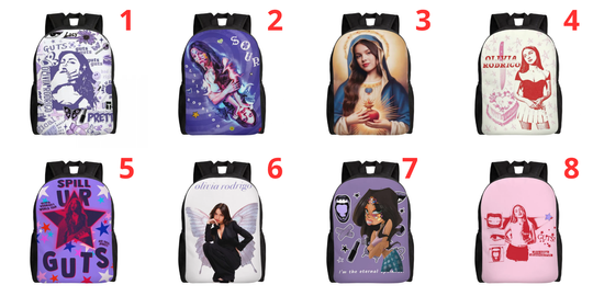 Olivia Rodrigo Butterfly Backpack for Students