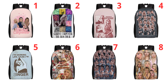 Sabrina Carpenter Album Laptop Backpack for School College Students