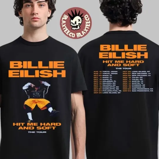 Billie Eilish Hit Me Hard And Soft Tour Part 2 2025 T-Shirt