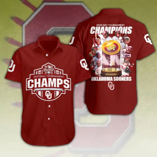 Oklahoma Sooners Women's Short Sleeve Hawaiian Dress