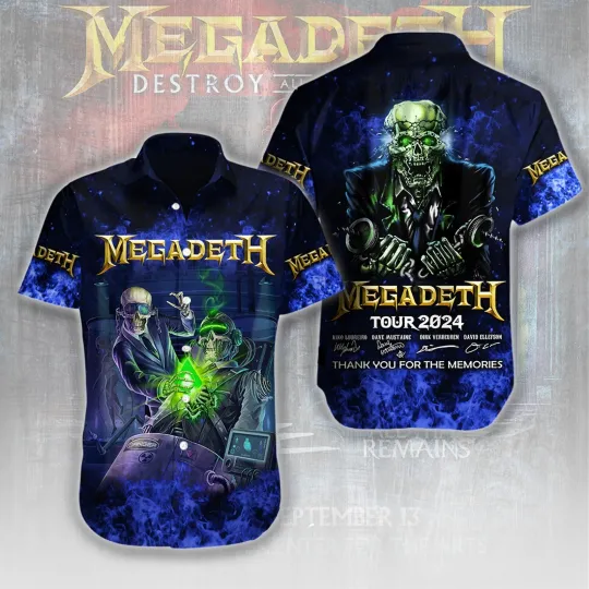 Megadeth Hawaiian Shirt