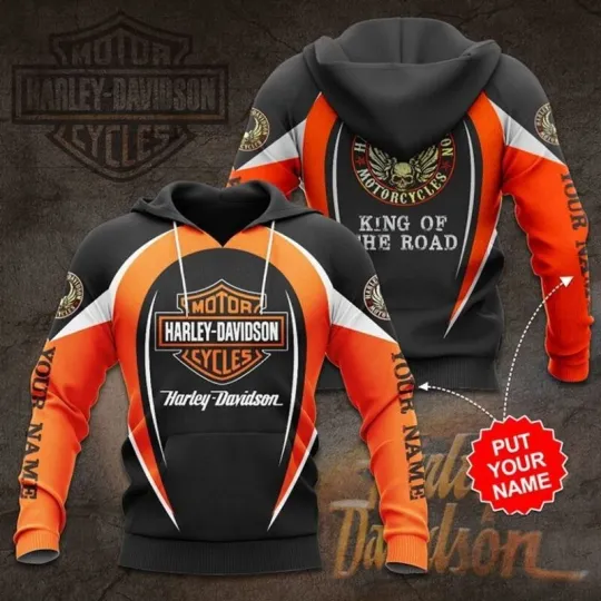 Personalized Harley Racing Davidson 3D Hoodie