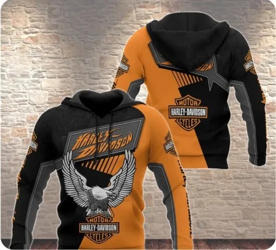 Harley Racing Davidson 3D Hoodie