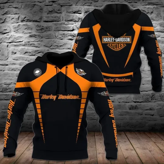 Harley Racing Davidson 3D Hoodie