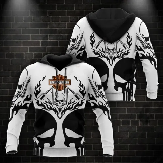 Harley Racing Davidson 3D Hoodie