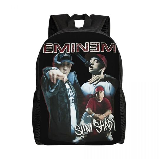 Famous Rapper Eminem Rock Backpack Cute Backpacks