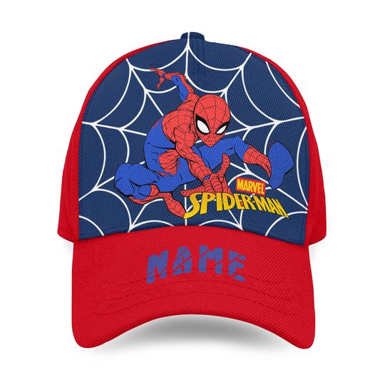 Personalize Name Spiderman Classic Cap, Funny Custom Name Baseball Cap, The Amazing Spiderman Hat, Superhero Classic Hat, Gift For Kid Adult