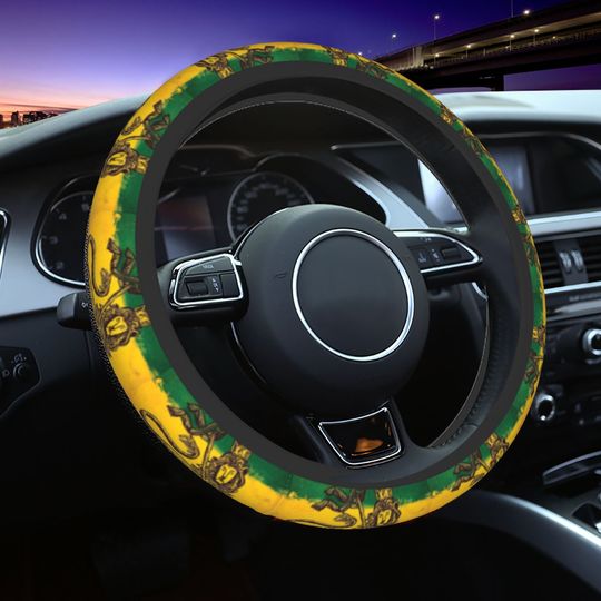 Rasta Flag Disney Steering Wheel Cover