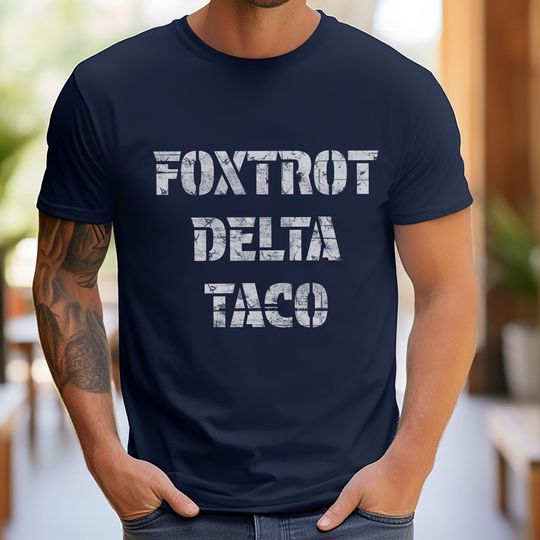 Foxtrot Delta Taco Shirt, Unisex FDT Anti-Trump Protest Tee, Political Activist Apparel, Trump Always Chickens Out T-Shirt