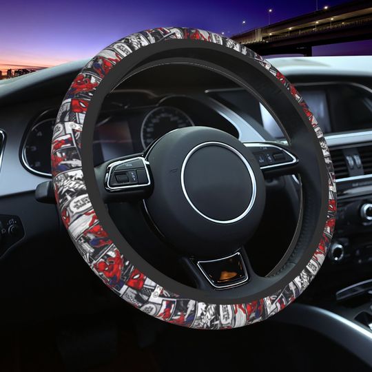 Spider-Man Spiderman Hero Car Steering Wheel Cover