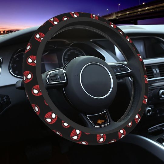 Spider-Man Spiderman Hero Car Steering Wheel Cover